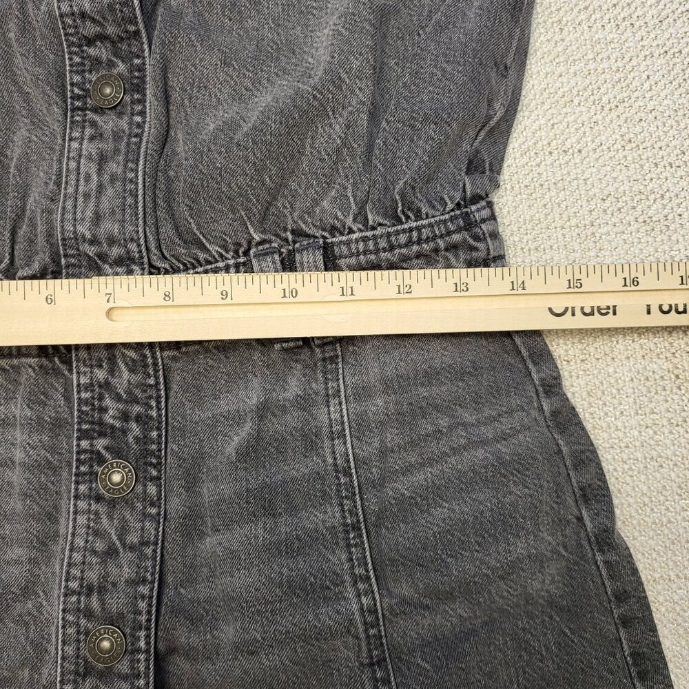 American Eagle Outfitters Womens Button-Down Denim Shirt Dress S/P NWT MSRP 79 - Picture 11 of 16